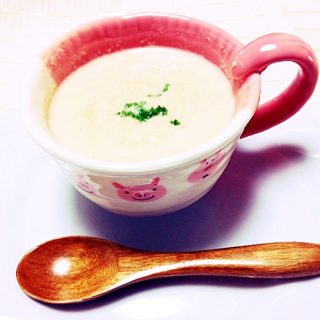 簡単❤舞茸ミルク冷ポタージュスープ