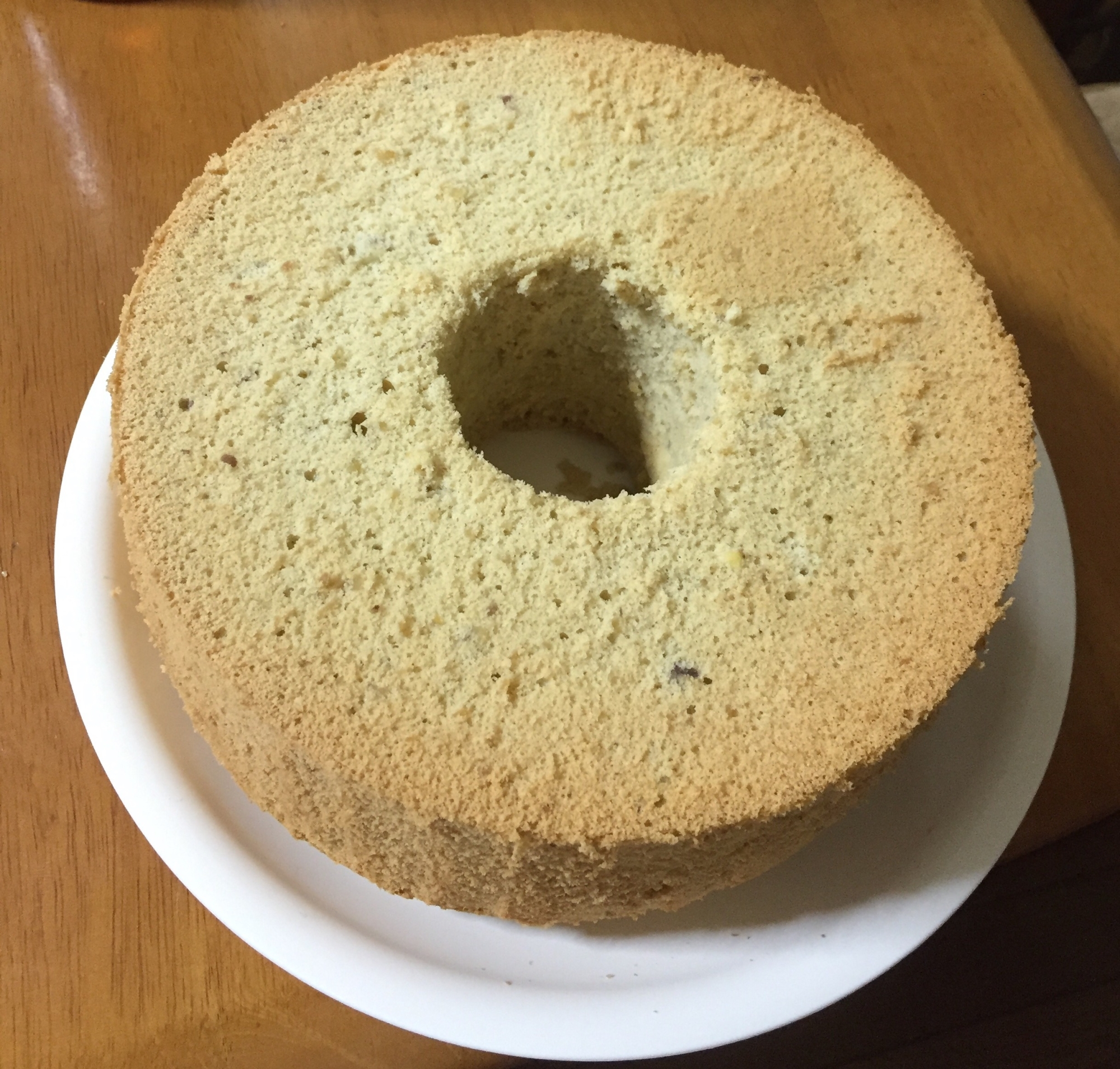 栗の米粉シフォンケーキ