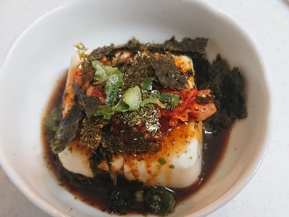 ⚠️糖質制限⚠️キムチ豆腐✨健康 低カロ 塩不使用