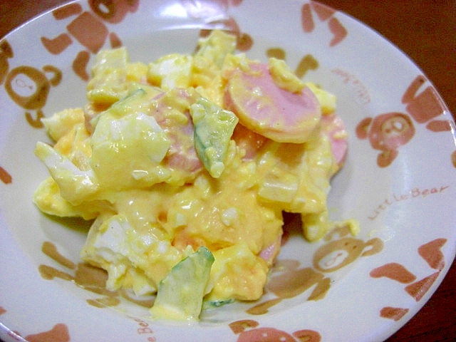 魚肉ソーセージ卵サラダ