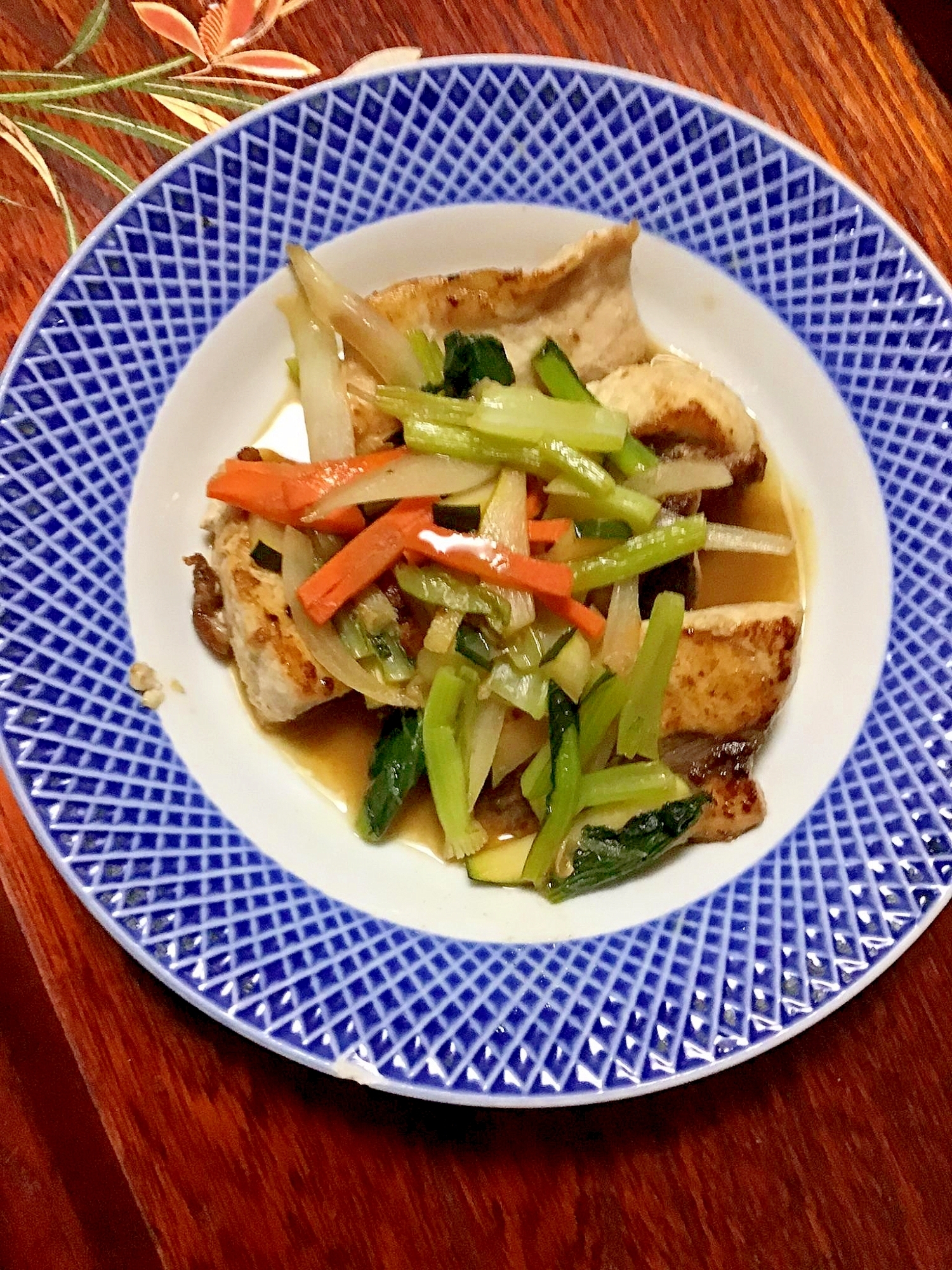 メカジキのソテーの南蛮漬け風。