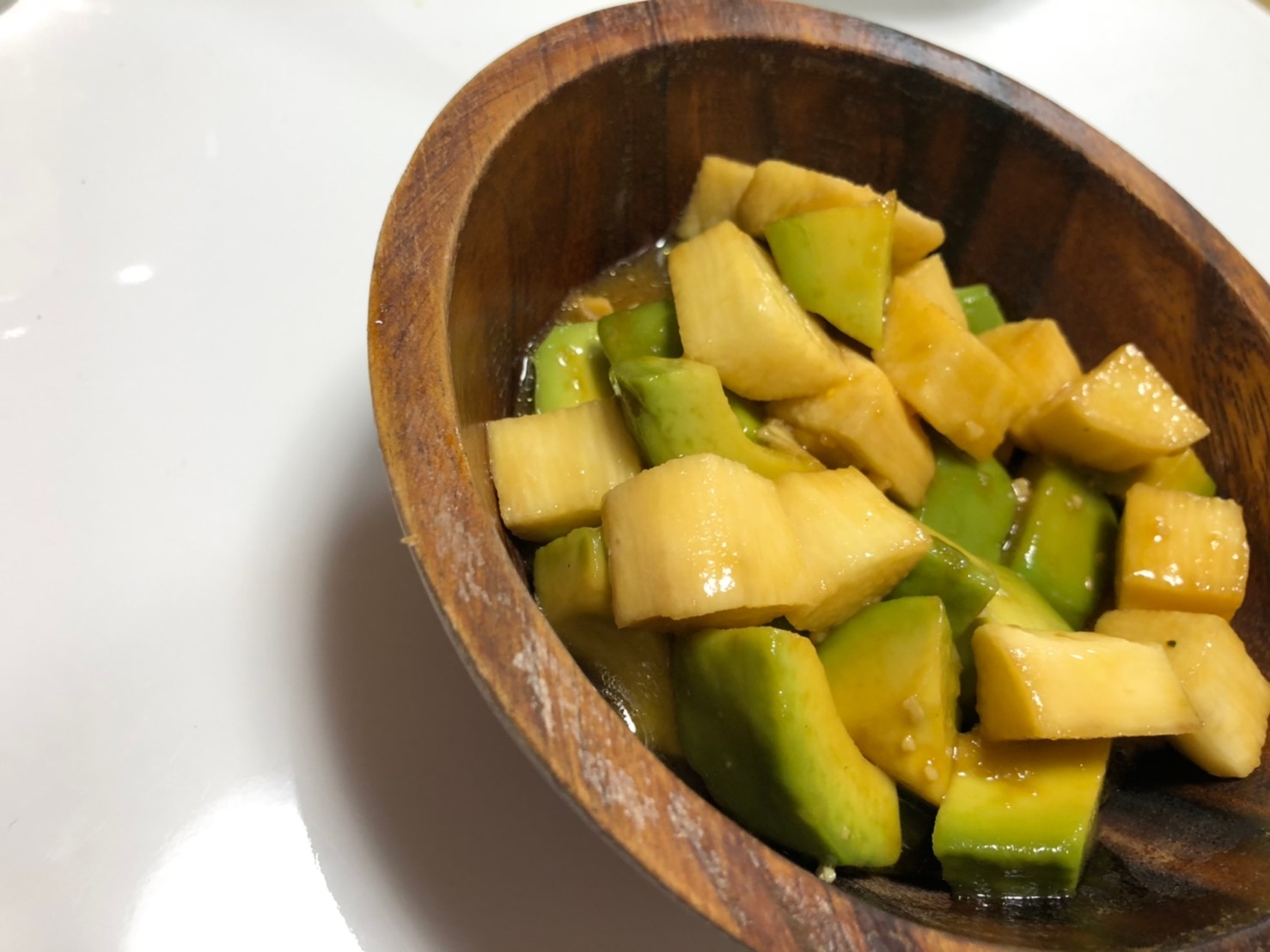 長芋とアボカドのにんにく山葵醤油漬け やる気 レシピ 作り方 By たこべいべい 共働き夫婦の言い訳料理ブログ 楽天レシピ