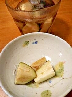 水茄子の塩水漬け