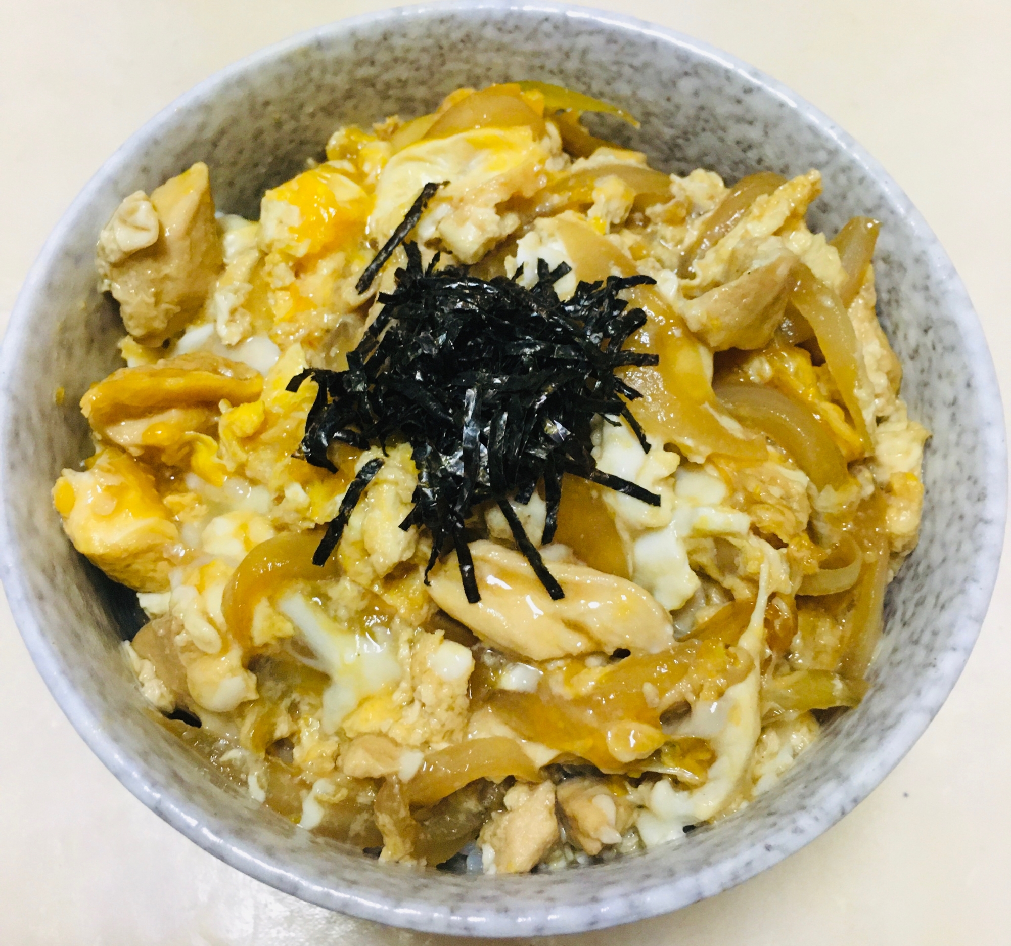 めんつゆで簡単な親子丼