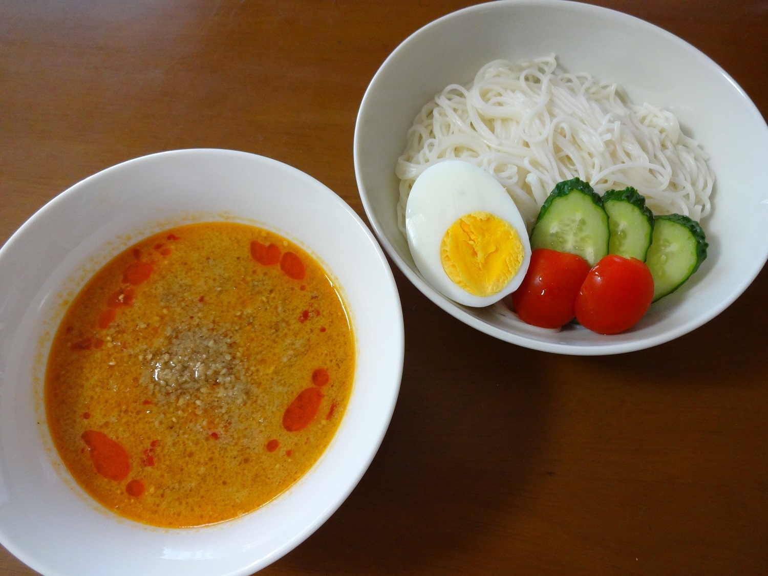 そうめんで 担々つけ麺 レシピ 作り方 By みーちゃん6914 楽天レシピ そうめんで 担々つけ麺 レシピ 作り方 By みーちゃん6914 楽天レシピ