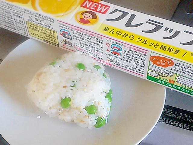 クレラップで簡単！香川県小豆島ジャコおにぎり