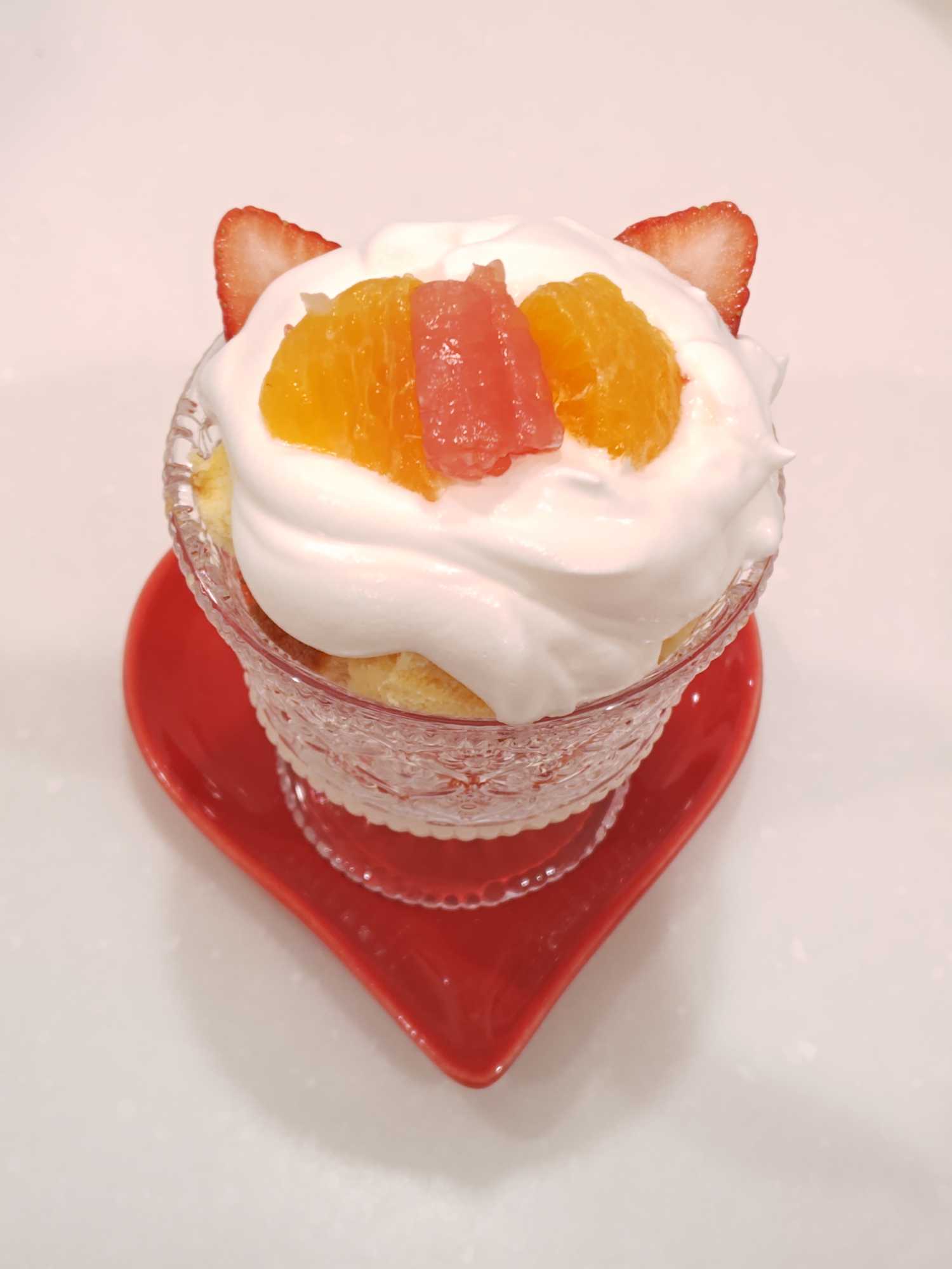 ♡ラム酒香るフルーツパフェ