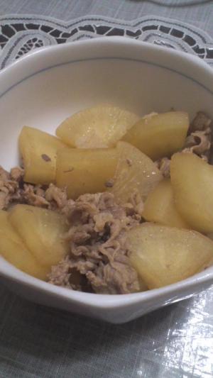 あっという間に極上おかず♪大根と豚肉のおかず煮!