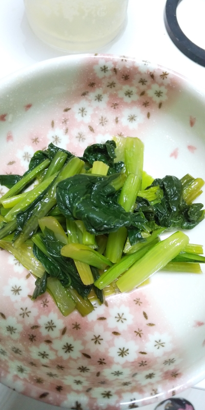 【男の宅飯】シンプル副菜 小松菜お浸し