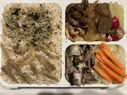 圧力鍋なしでも！骨まで食べれるいわしの梅しょうが煮