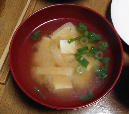 ほくほく☆じゃがいもと豆腐のお味噌汁