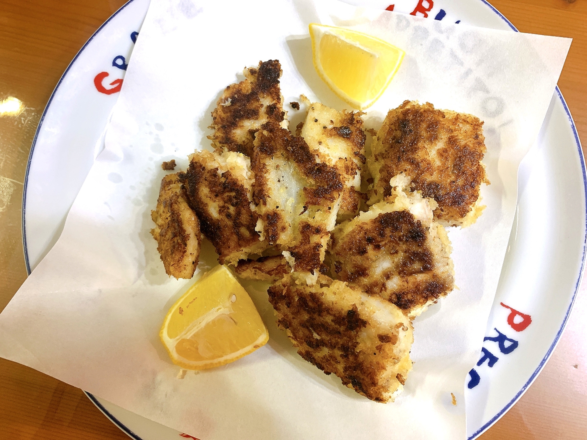 白身魚のパン粉焼き