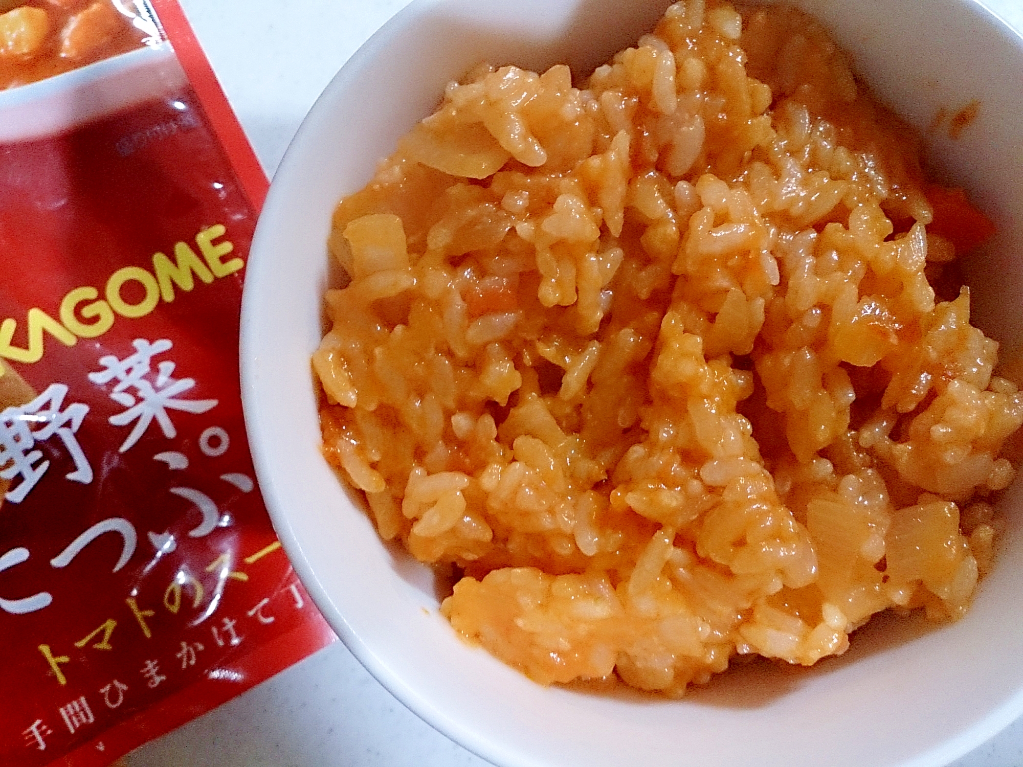 市販のトマトスープで簡単トマトリゾット風 レシピ 作り方 By Hideok8 楽天レシピ