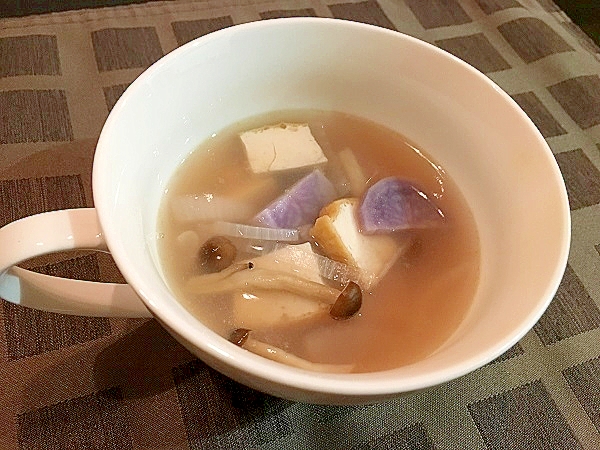 じゃがいもの中華スープ