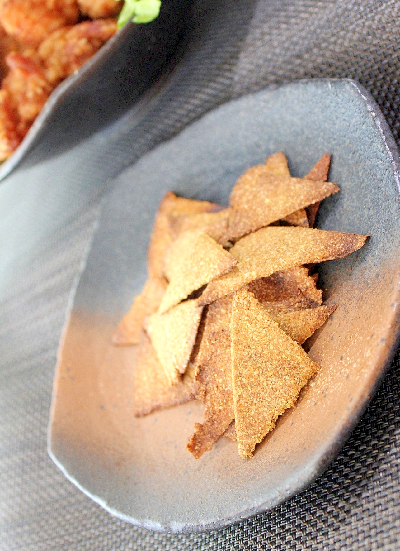 揚げずにカリカリ低糖 カレー味トルティーヤチップス レシピ 作り方 By ラムちゃん1224 楽天レシピ