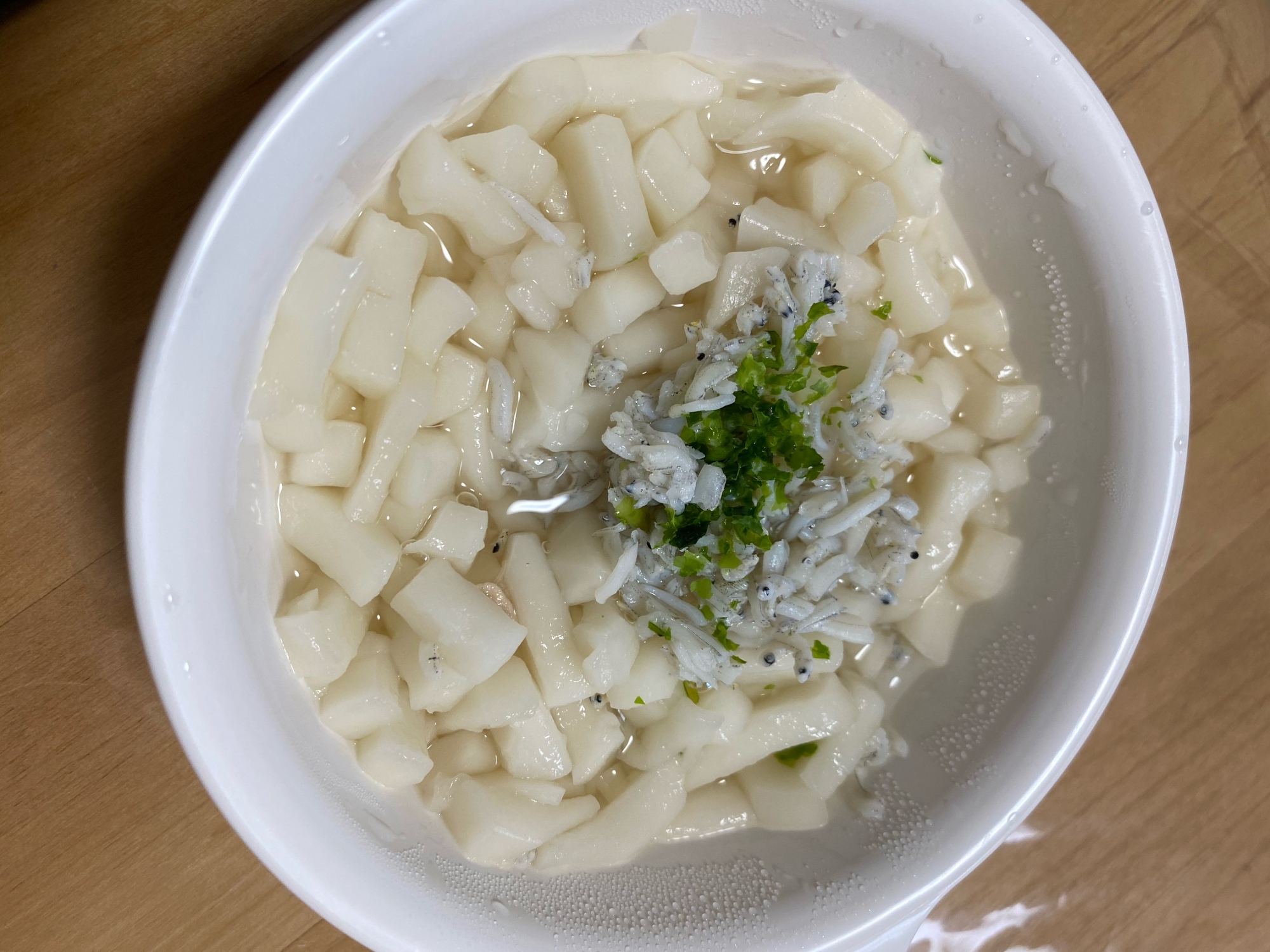 離乳食　青のりしらすうどん