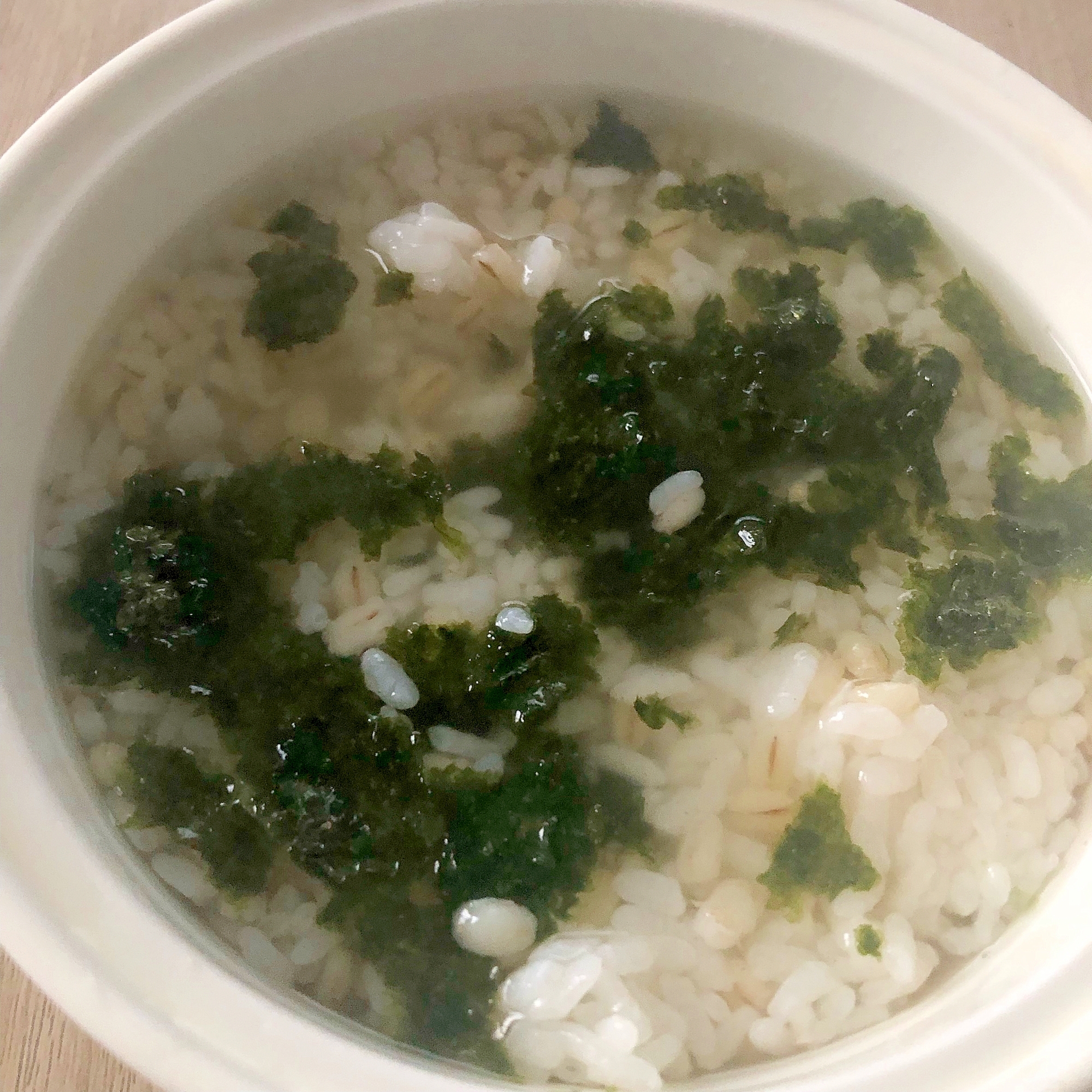 海苔の雑炊
