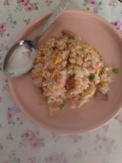 鶏ニラ炒飯。