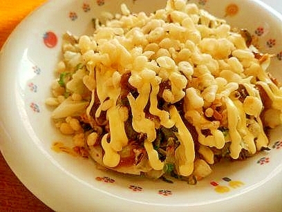 お好み焼き風　キャベツ炒め