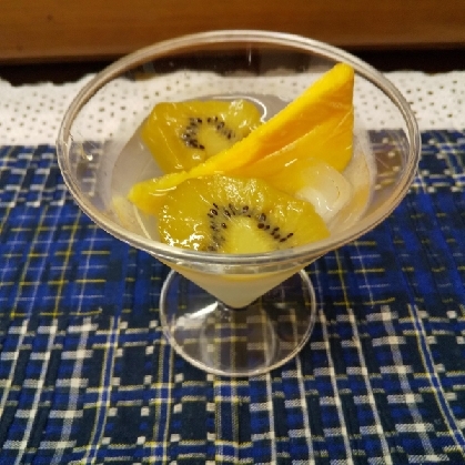 朝のフルーツポンチ♪