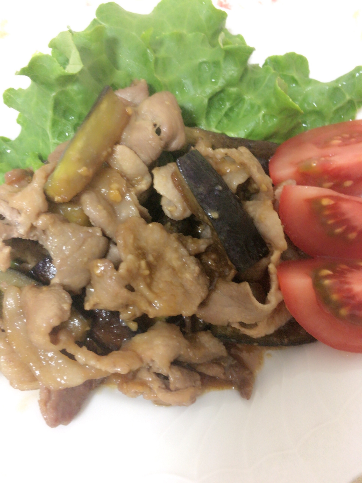 ご飯がドンドン進む♪豚肉と茄子の味噌煮込み