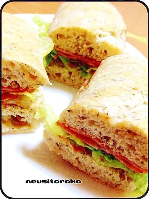 チャバタパニーニのレシピ