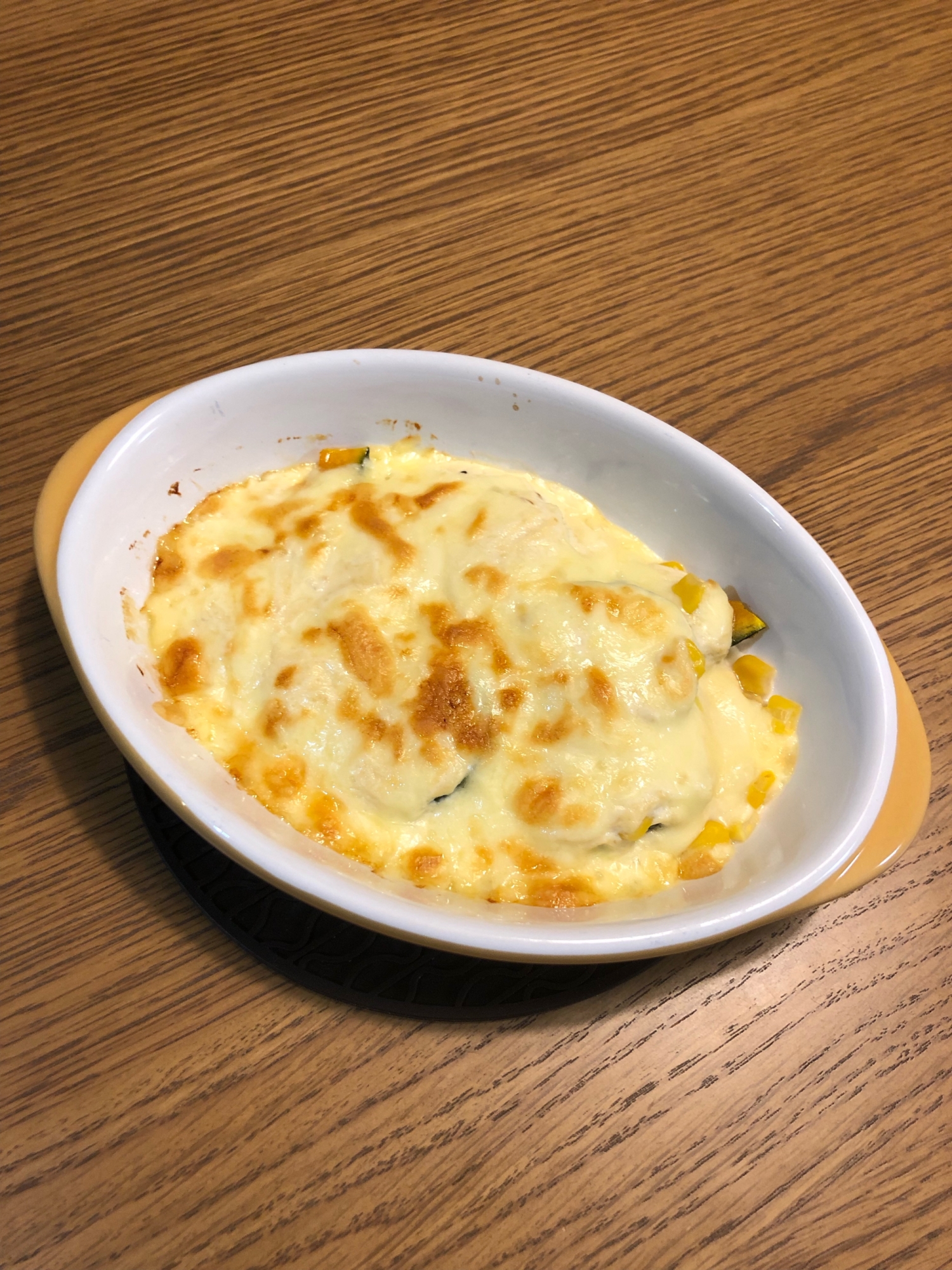 和風ヘルシー＊南瓜とズッキーニのグラタン♫