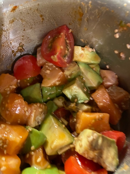 マグロ サーモン 漬け サーモン 漬け マグロ