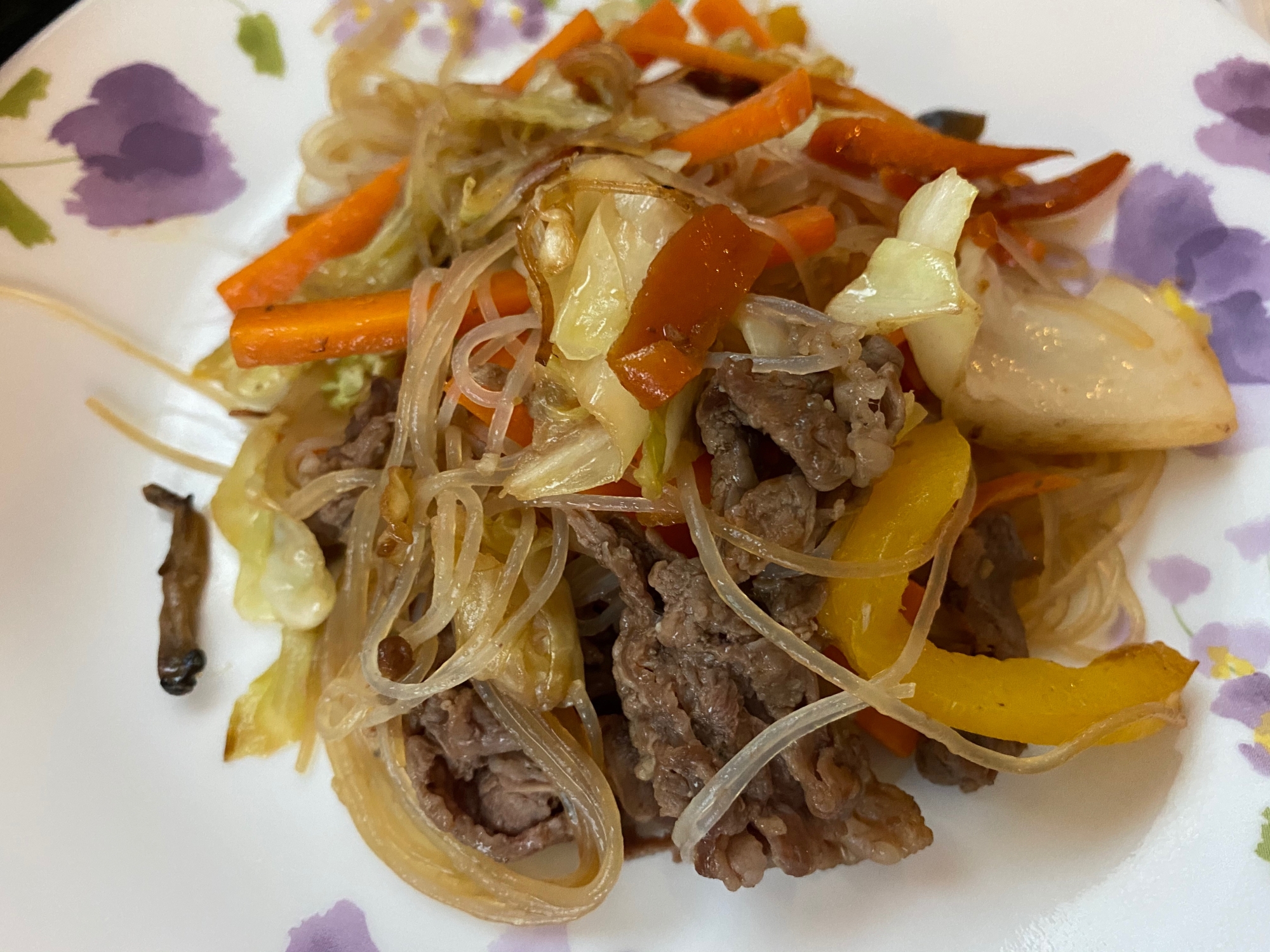 冷蔵庫のある物で簡単チャプチェ!