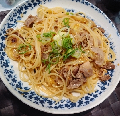 さっぱりパスタ♡白菜と豚バラ肉の和風パスタ