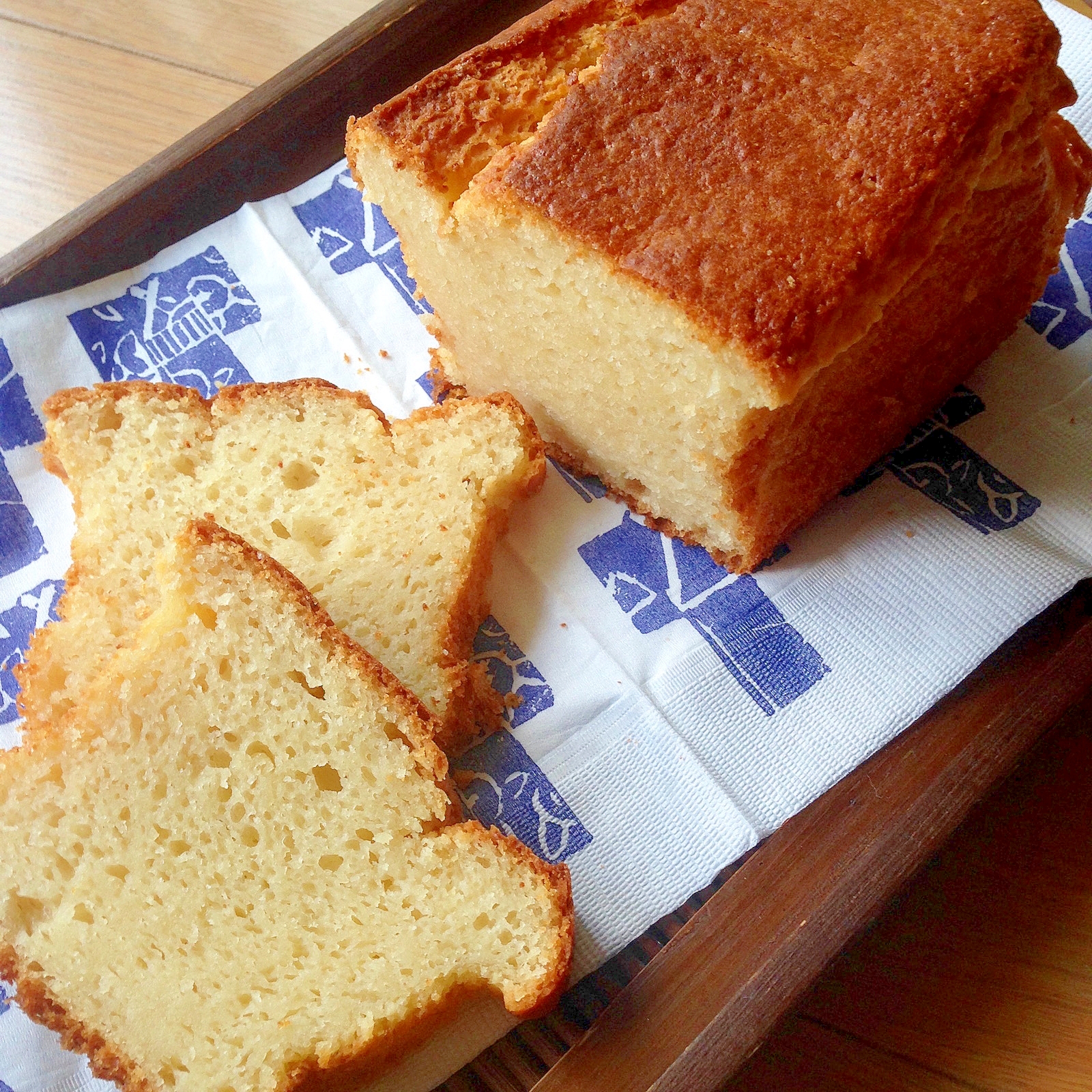 牛乳消費に♪カッテージチーズのパウンドケーキ♪