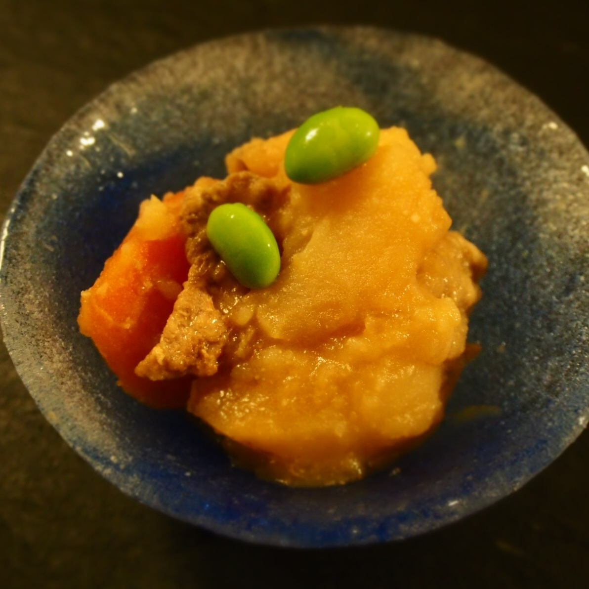 青森おでんインスパイア。生姜味噌肉じゃが