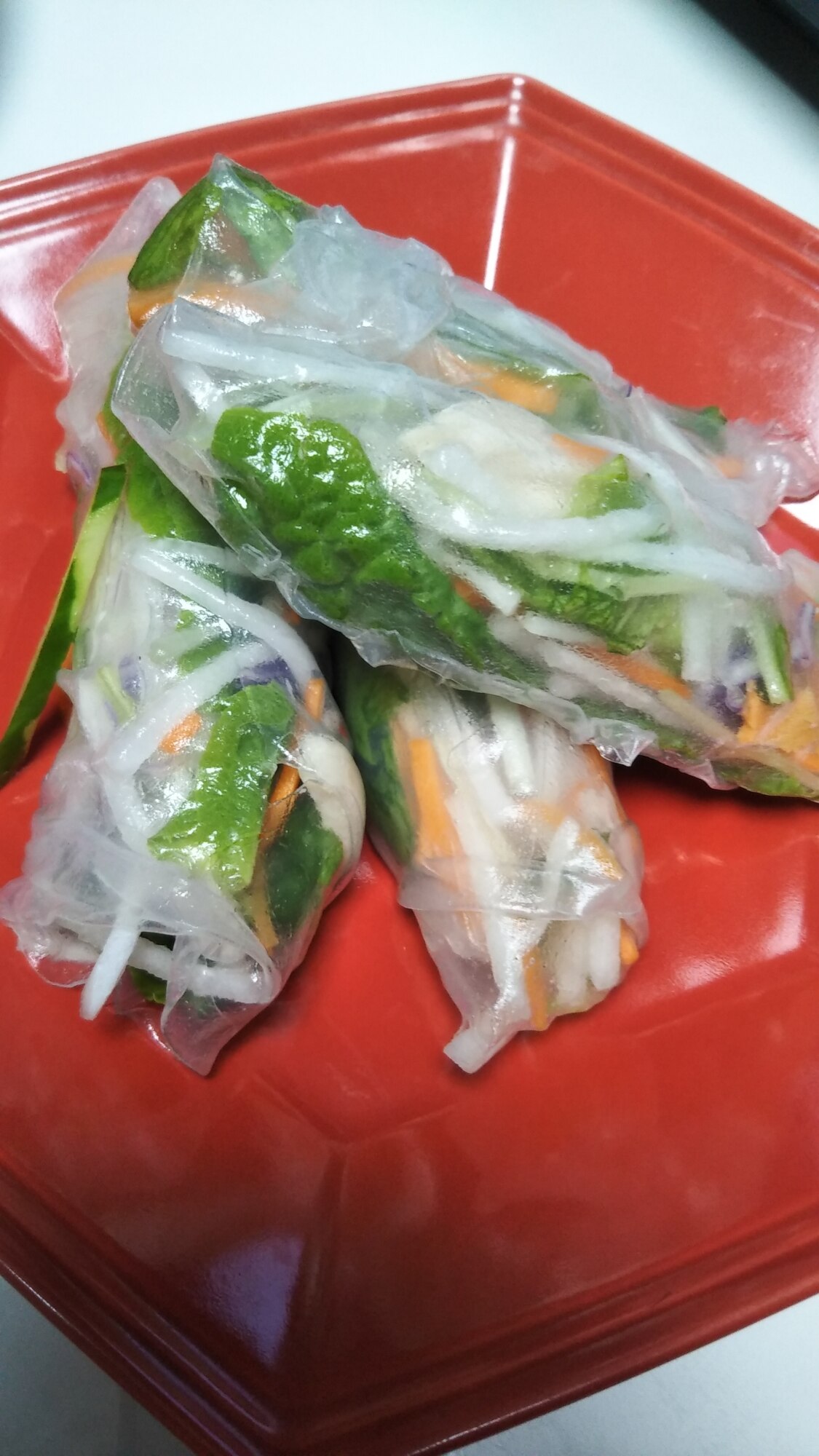 サラダチキンの 生ハムの生春巻 レシピ 作り方 By やんパパ 楽天レシピ