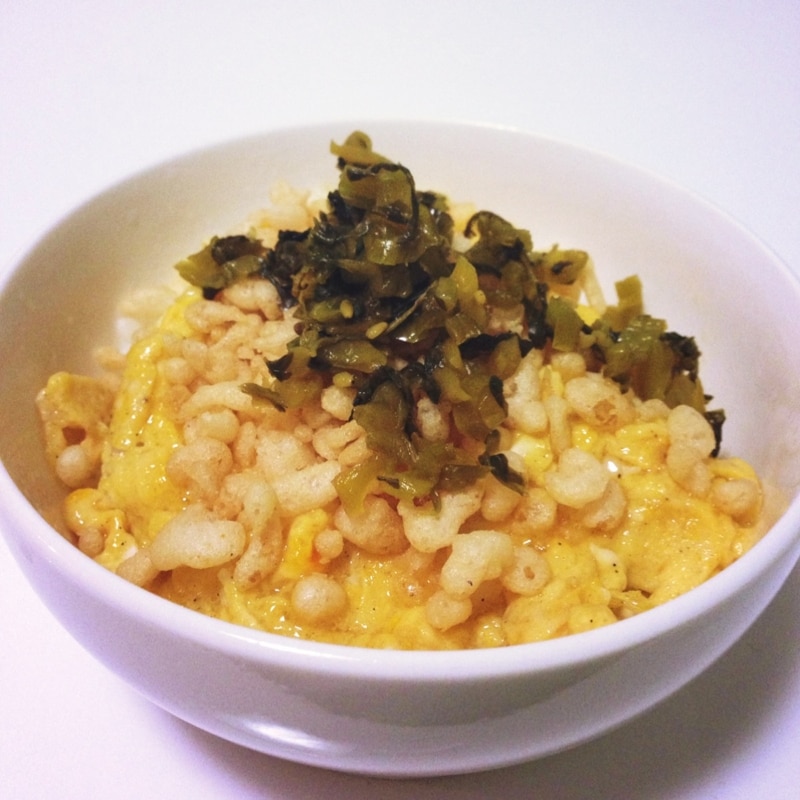 夜食に超簡単！天かす玉子丼 レシピ・作り方 by ゆぱ9223 - 楽天レシピ