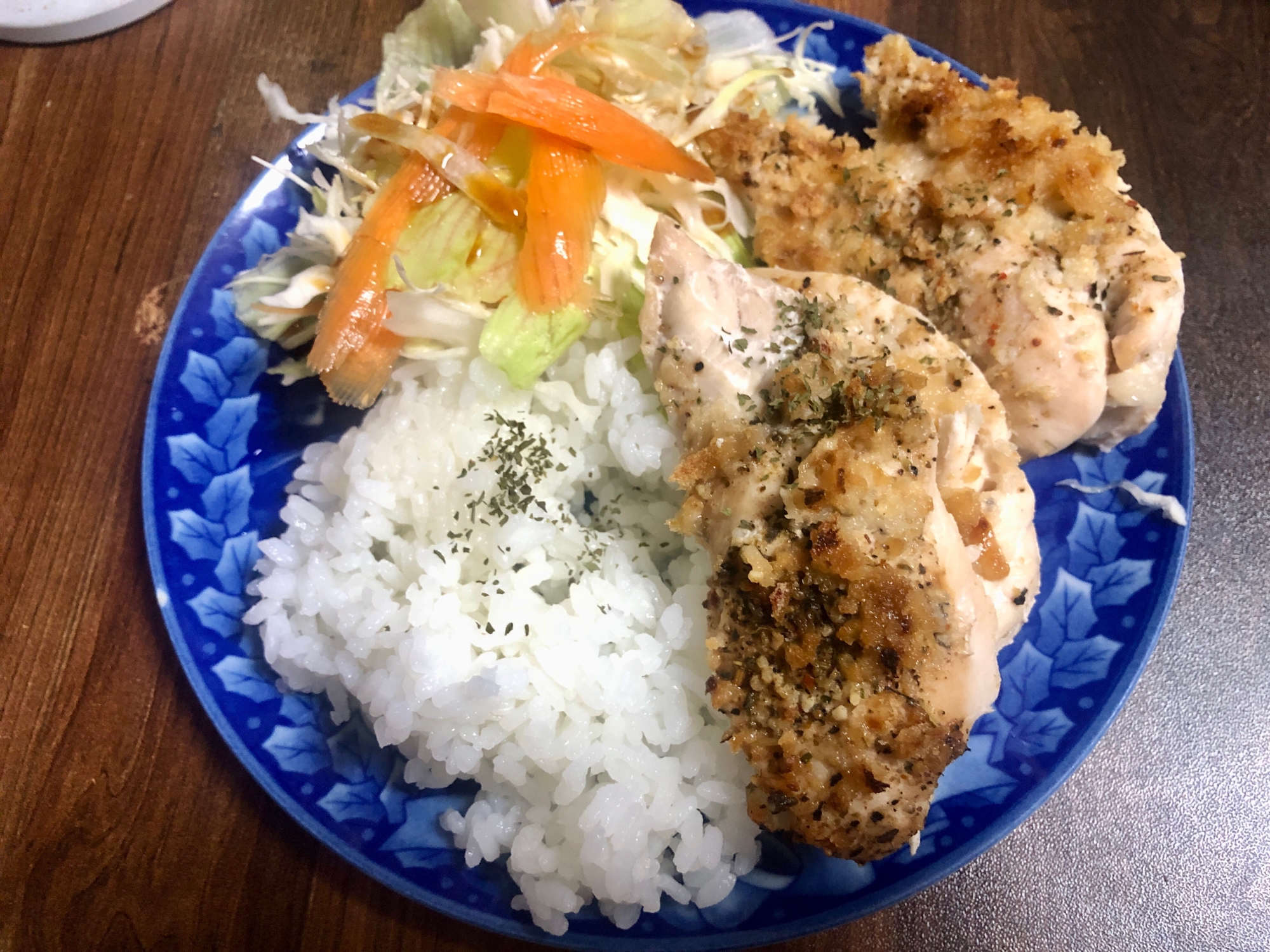 アラジントースターで♪ササミのスパイスパン粉焼き