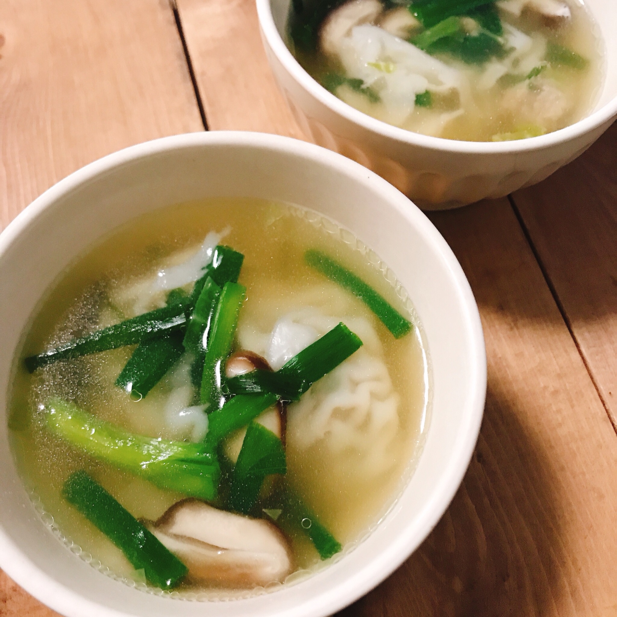 余った餃子で餃子スープ