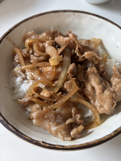 10分で完成＊みんな大好き我が家の豚丼