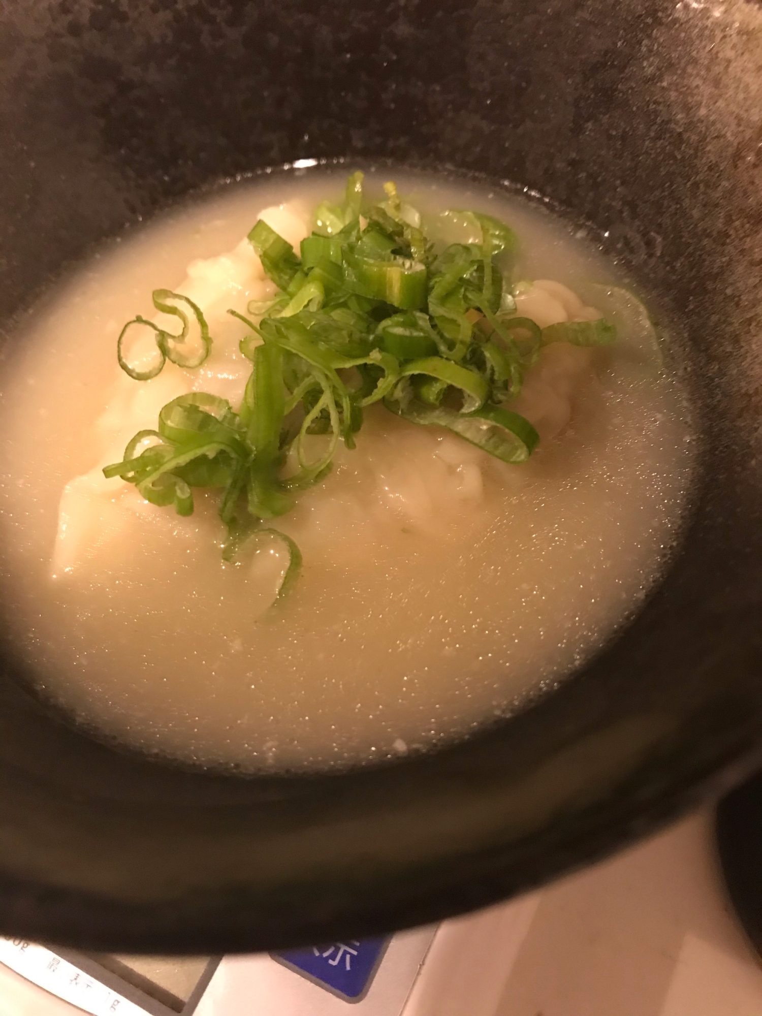 餃子で中華スープ