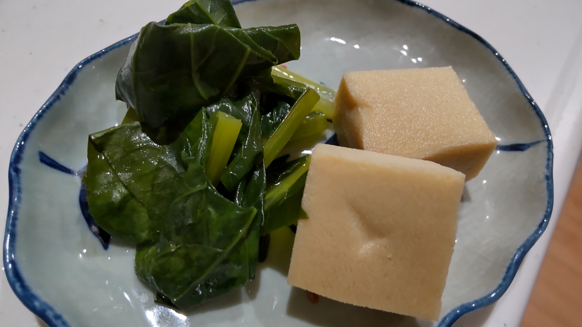 簡単！凍り豆腐と小松菜の煮浸し