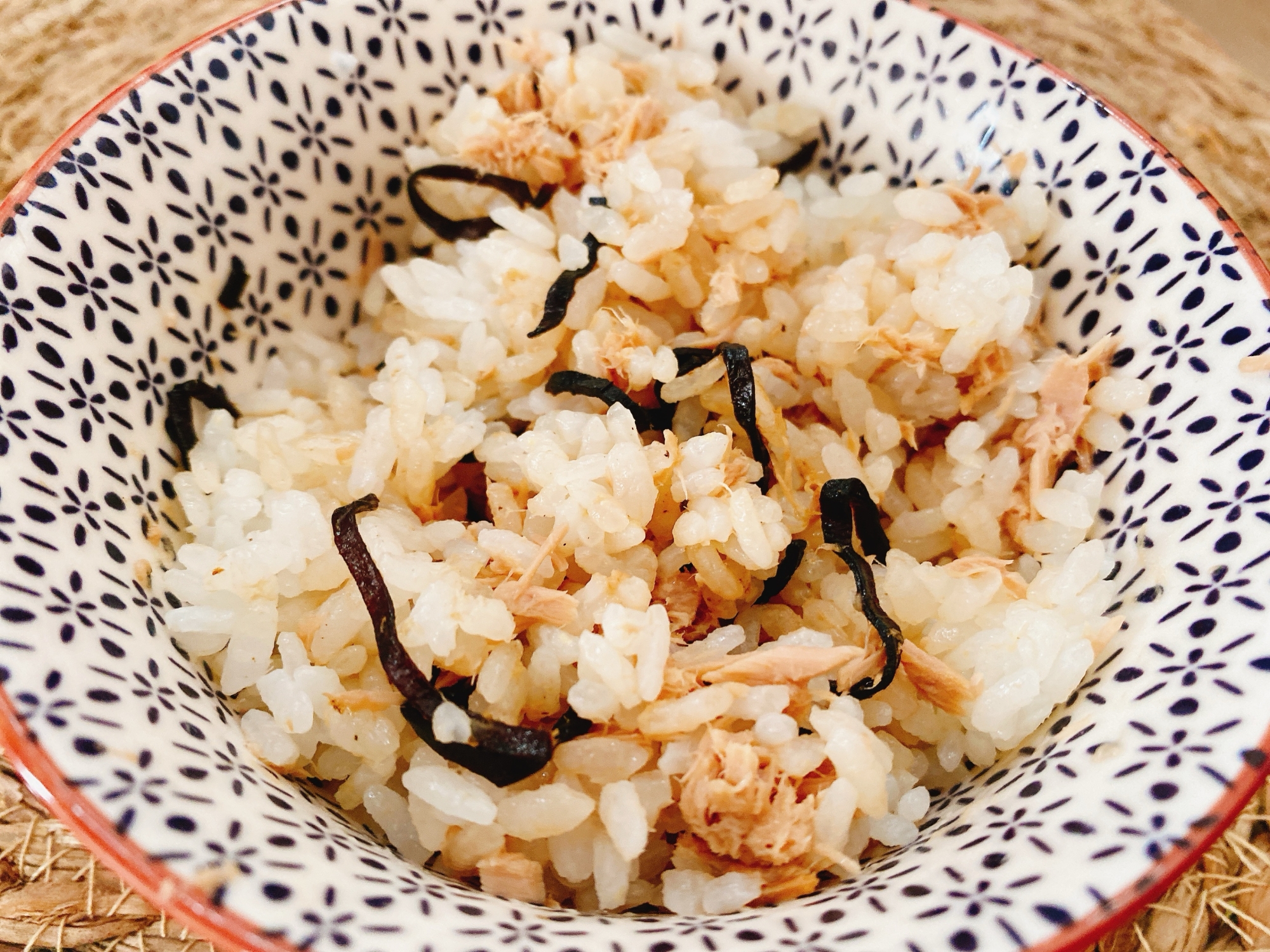 ♢ツナと塩昆布の混ぜご飯♢