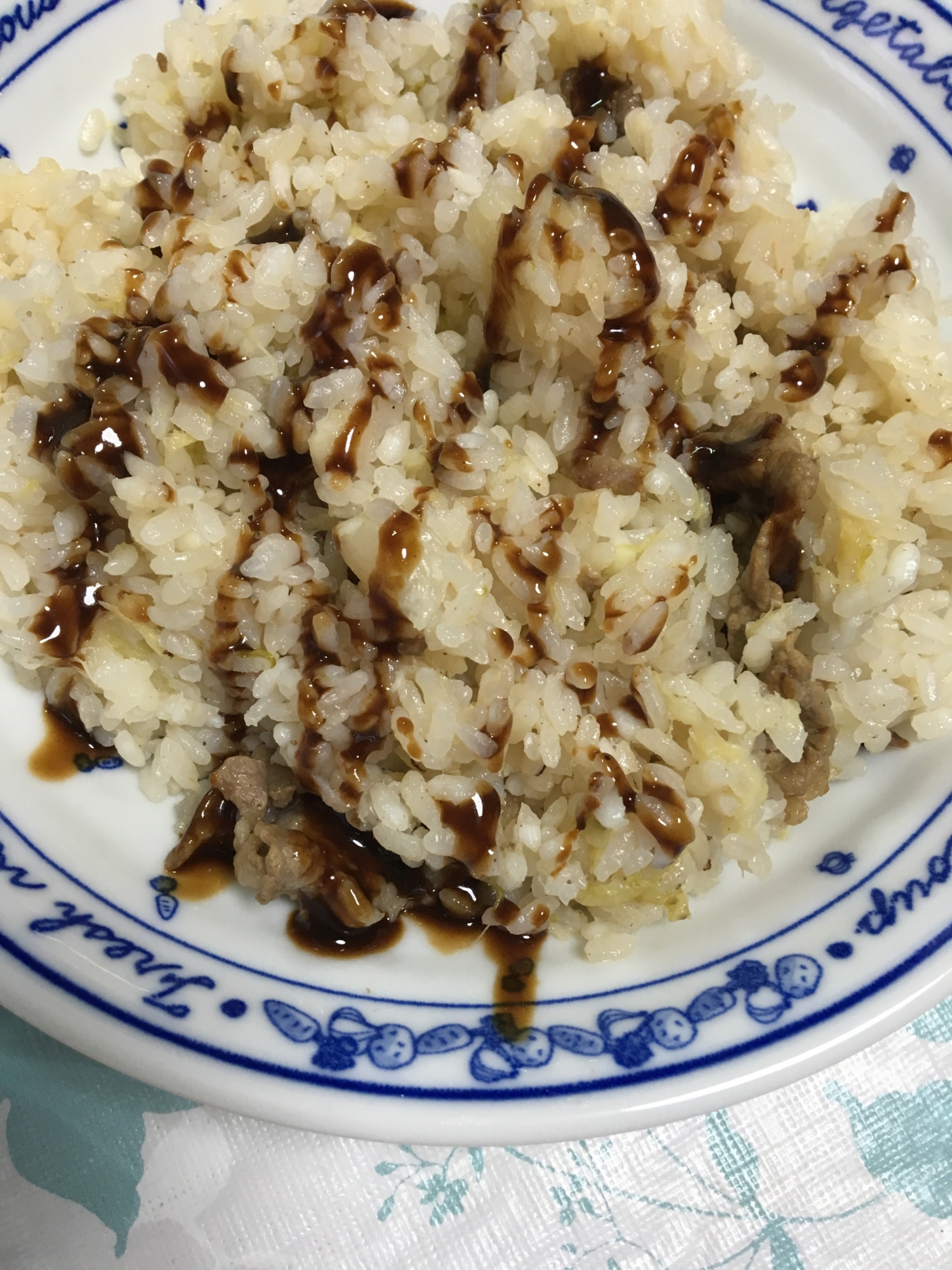 炊飯器で牛肉ピラフ(*^^*)☆