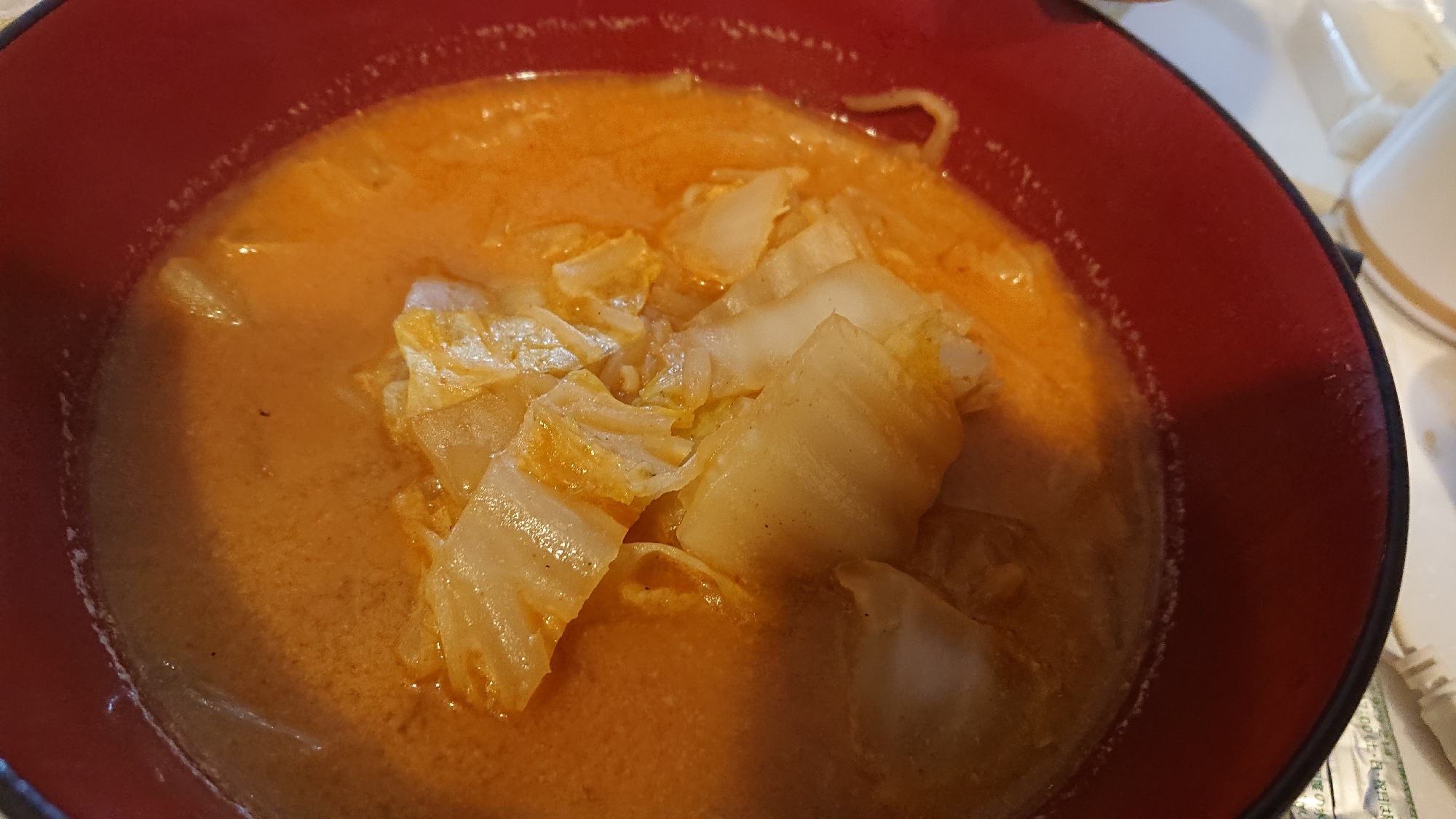 生姜味噌スープ