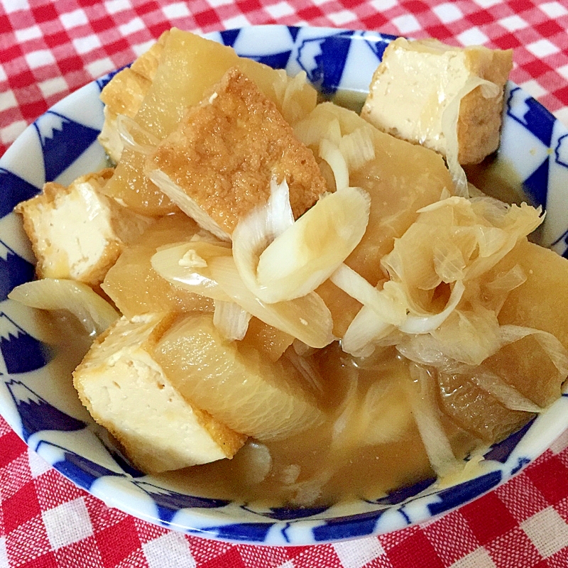 厚揚げと大根の煮物☆