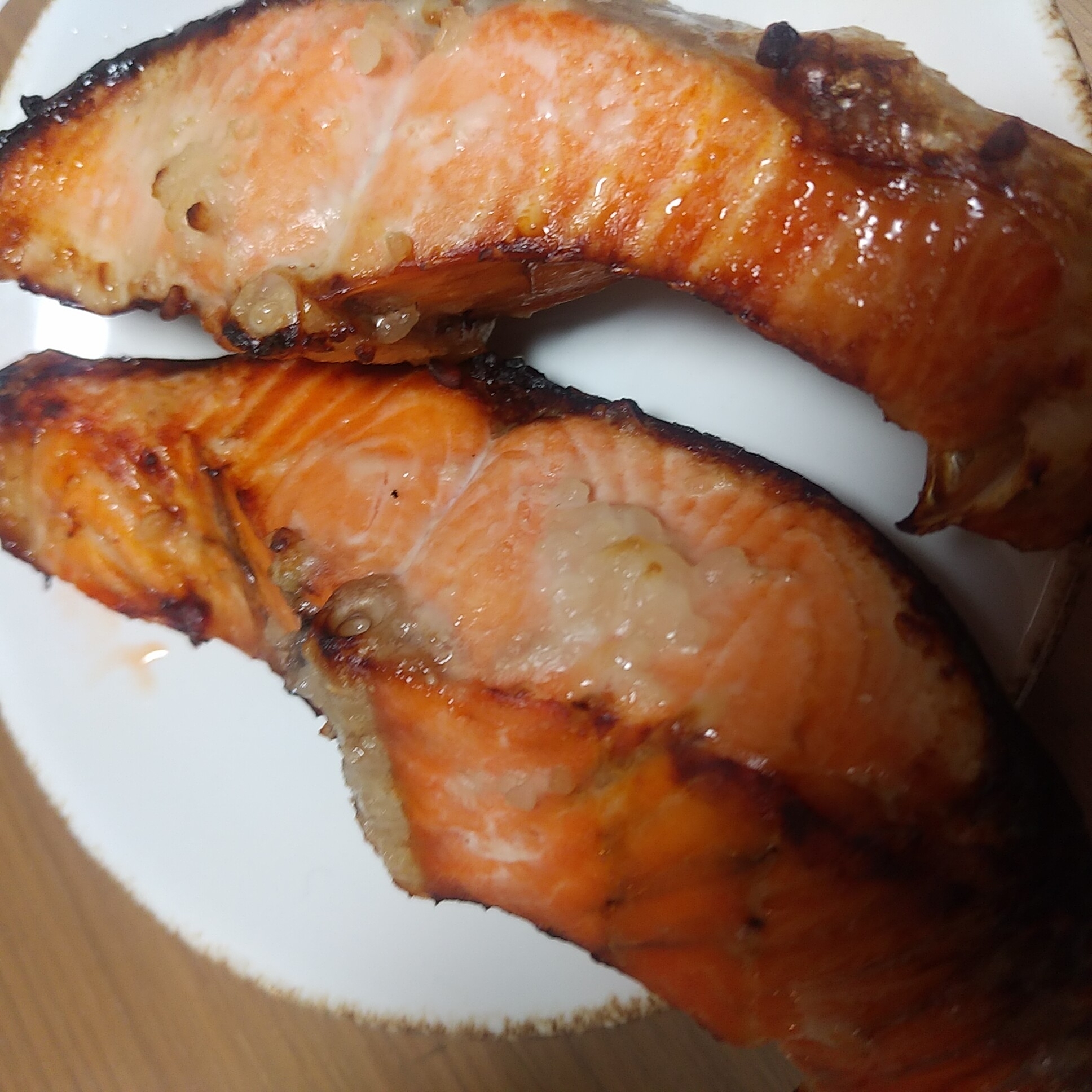 お弁当に⭐鮭の塩麹焼き