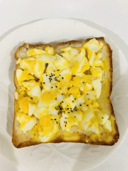 朝から幸せ☆卵トースト