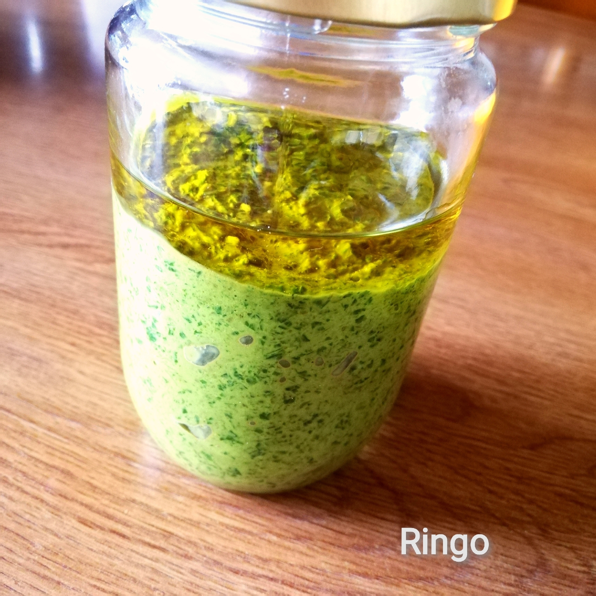 フレッシュバジルたっぷり使って!バジルペースト♫