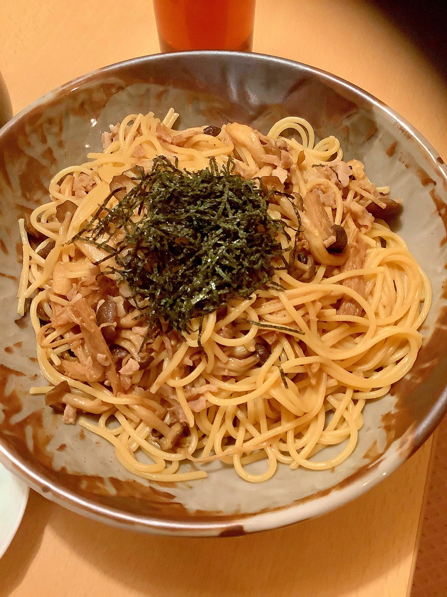 豚ときのこの和風パスタ