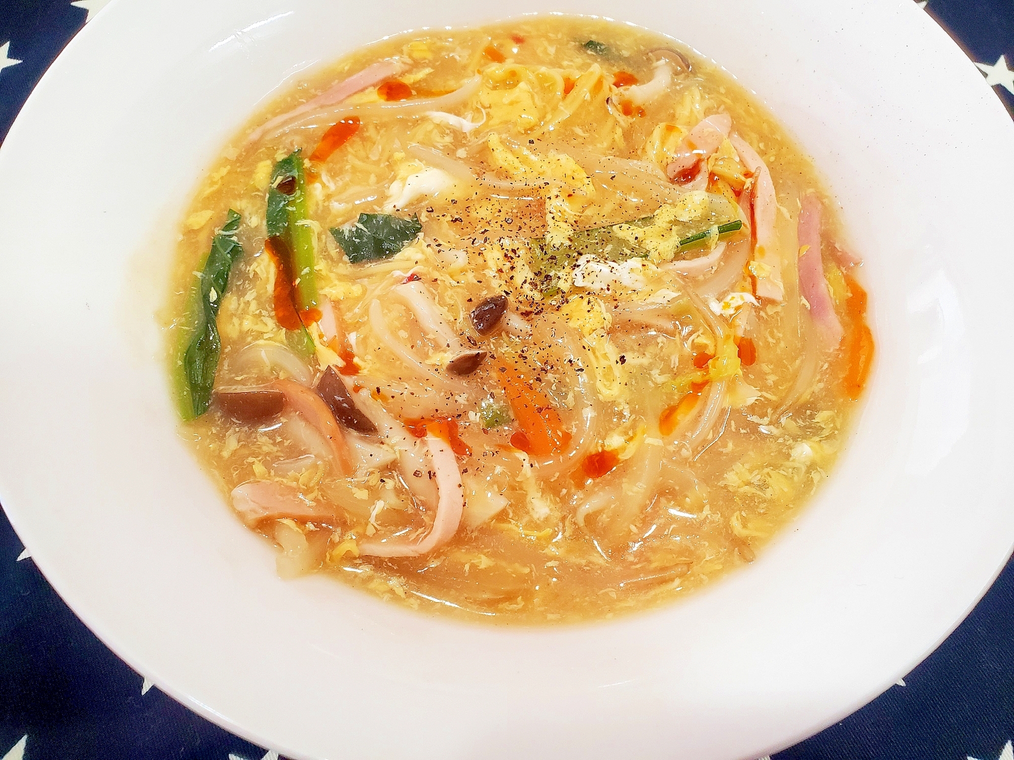 基本の中華シリーズ！酸辣湯(サンラータン)麺