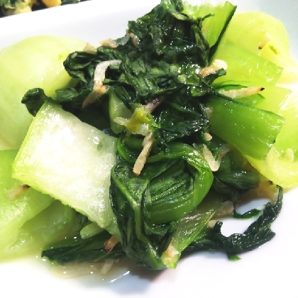 チンゲン菜と小エビのナムル