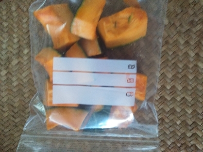 丸ごと買ったかぼちゃが使い切れない時用の保存方